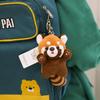 Non-Toxic Cute Cartoon Red Panda Plush Toy Pendant Little Raccoon Doll Keychain Doll Playground Doll