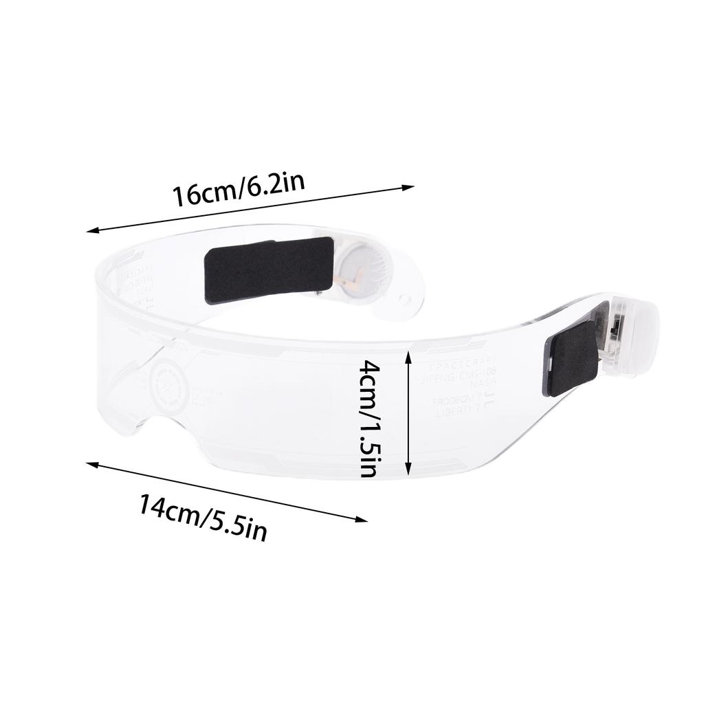 LED svítící brýle Elektronické zorníky Brýle svítící Brýle Rekvizita na festival KTV Bar Party Představení Děti Dárky pro dospělé