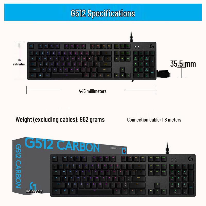 Logitech G512 RGB Mechanical Gaming Keyboard