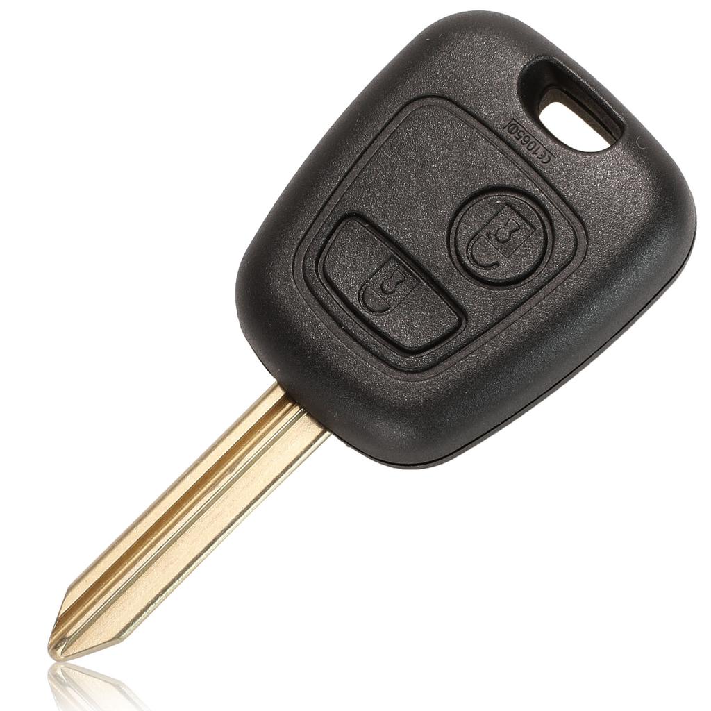 Jingyuqin Für Peugeot 107 206 207 306 307 407 Für Citroen C1 C2 C3 C4 Saxo Picasso Xsara Picasso Schlüsselhülle Fob Abdeckung Gehäuse