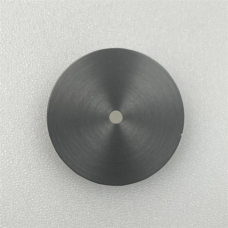 Simple 28.5mm Black/Silver Watch Dial for NH35 NH36 Movement Mechanical Watch Face Dials No Luminous