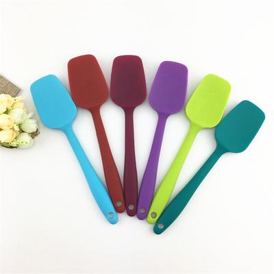 Silicone Spatula Baking Rubber Scraper Integrated High Temperature Resistance