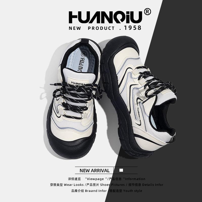 Global thick-soled heightening sneakers women's ZHQ5962 summer new versatile women's shoes mesh breathable hiking shoes