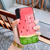 Cartoon Fruit Watermelon Phone Case For Samsung A25 A13 A33 5G A54 A36 A35 A56 A52 A14 Shockproof Glass Cover