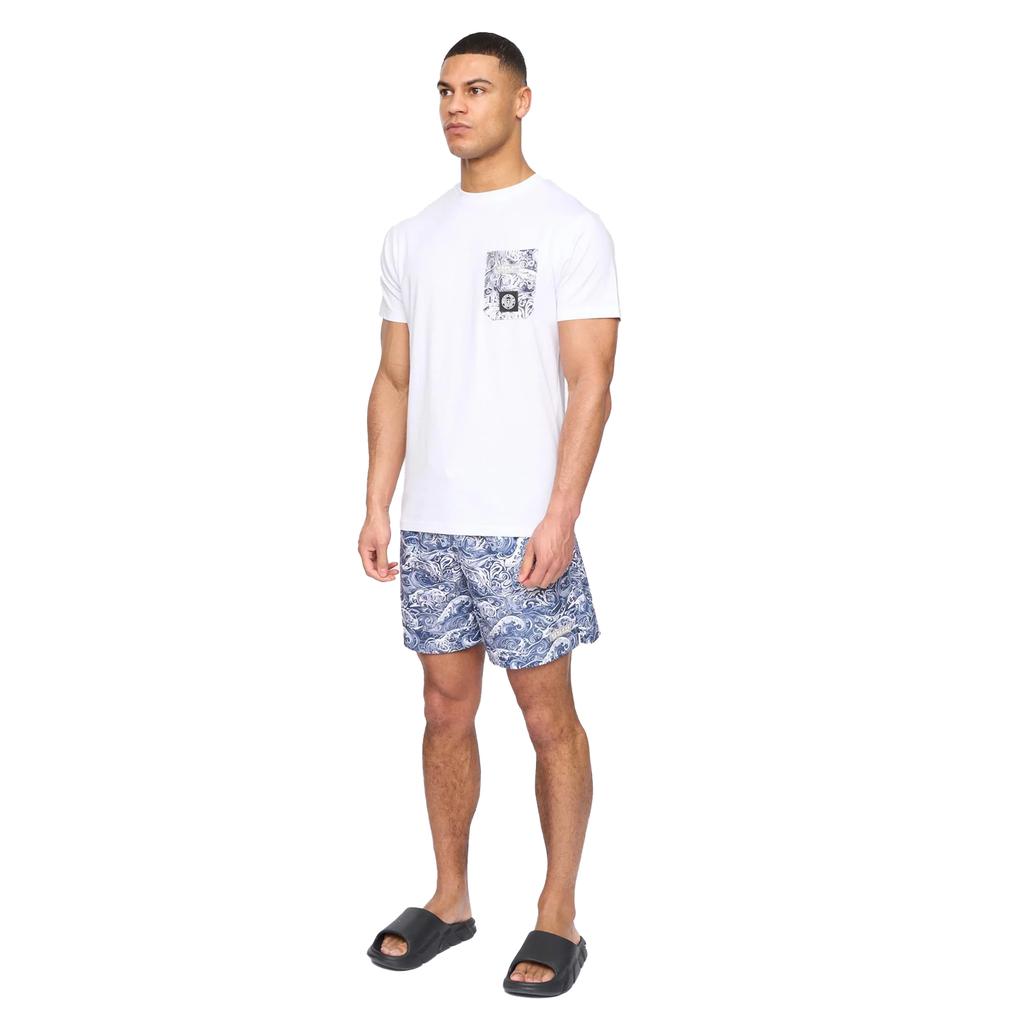 Henleys Mens Wave Polyester Regular Summer Swim Shorts