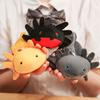 1pc 23cm Cartoon Salamander Plush Doll Pendant Backpack Keychain Children's Pillow Lovely Toy Gift Home Decoration Birthday