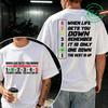 Summer New Tshirt Unisex When Life Gets You 1 Down 5 Up Motorcycle Shift Print Casual T Shirt Tees Plus Size Short Sleeve Tops