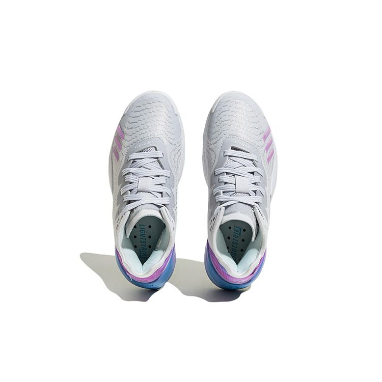 Adidas D.O.N. Issue #4 Big Kid Dream It Kids Sneakers White Cloud-White Bliss-Lilac HR1785