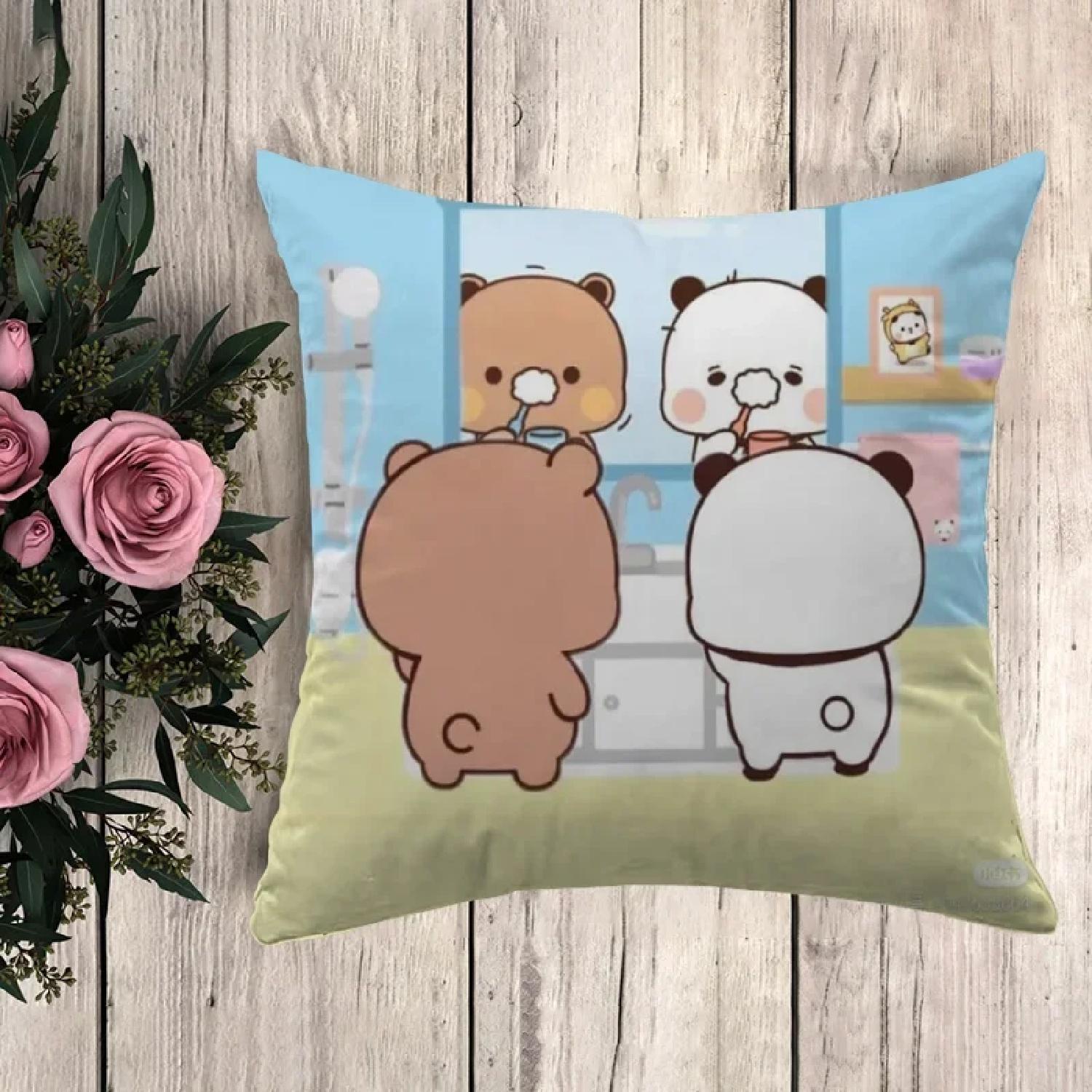 

Anime Pillow Bubu Dudu Decorative Pillows for Sofa Pillowcase Pilow Cases Cushion Fall Decor Car Decorationz,(10) 66x66cm