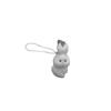 Cute Rabbit Keychain Pendant Cartoon Animal Shaped Keyrings Fashionable Flocking Key Rings Jewelry for Backpacks