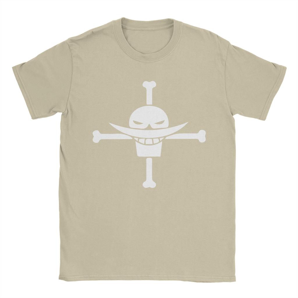 Novelty Whitebeard Pirate Flag TShirts Men Crewneck 100 Cotton T Shirt Ones Pieces Short Sleeve Tees Summer Clothing