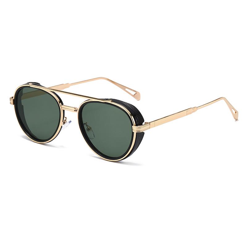 

2026 New Luxury Steampunk Sunglasses, Metal Frame Oval Vintage Glasses, Fashion Sunglasses for Women, Driving Sunglasses for Men
