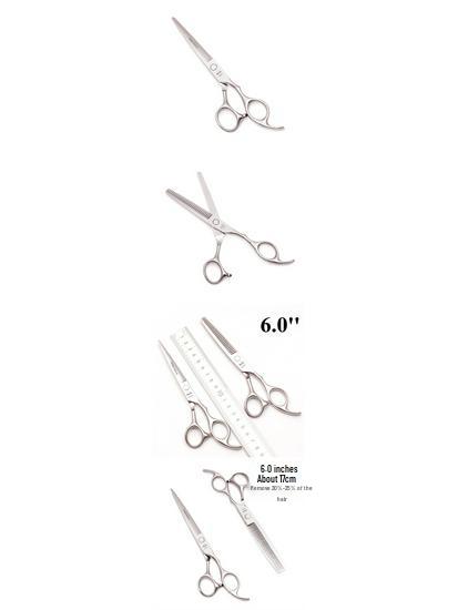 Professional Japanese Steel Hairdressing Scissors & Thinning Shears Set for Seamless Cuts & Bang Trimming