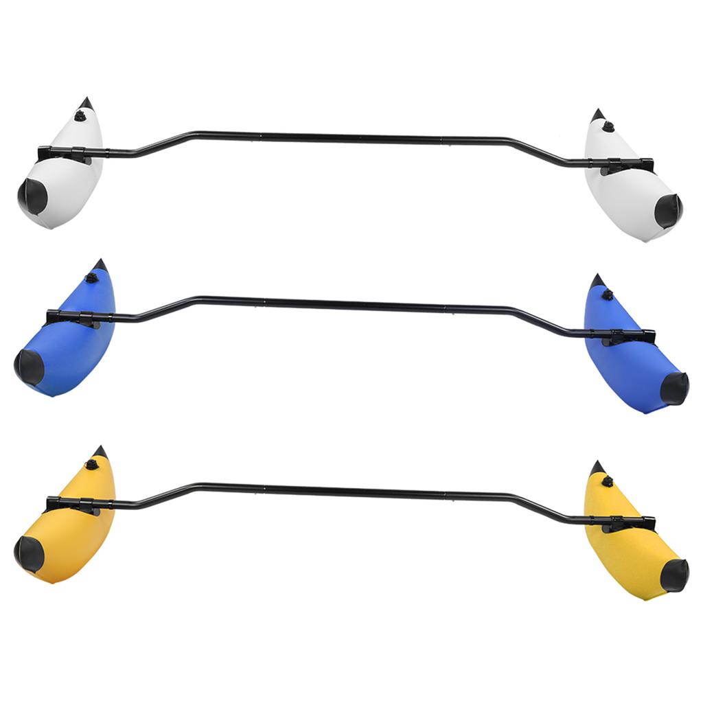 Kayak Outrigger Kit Inflatable Kayak Stabilizer PVC Canoe Outrigger Kit Floating Balancing Boat Accessory Canoe Boat Accessory