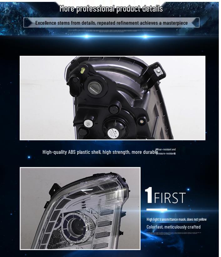 Liuzhou Chenglong H7H5 New M3 Super Bright Dual Lens LED Headlight Assembly for Car