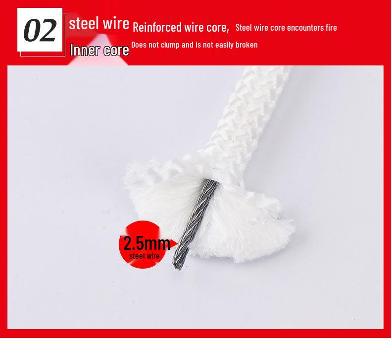 Xiangtai Steel Wire Mountaineering and Fire Escape Safety Rope (12mm/16mm)