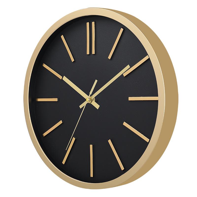 12 Inch 30CM Silent Wall Clock, Creative and Fashionable, Three-dimensional Digital Minimalist Clock for Home Living Room