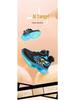 2025 Winter Boys' Waterproof Leather Sports Shoes with Rotating Buckle - Warm, Anti-Slip, Trendy for Middle and Big Kids