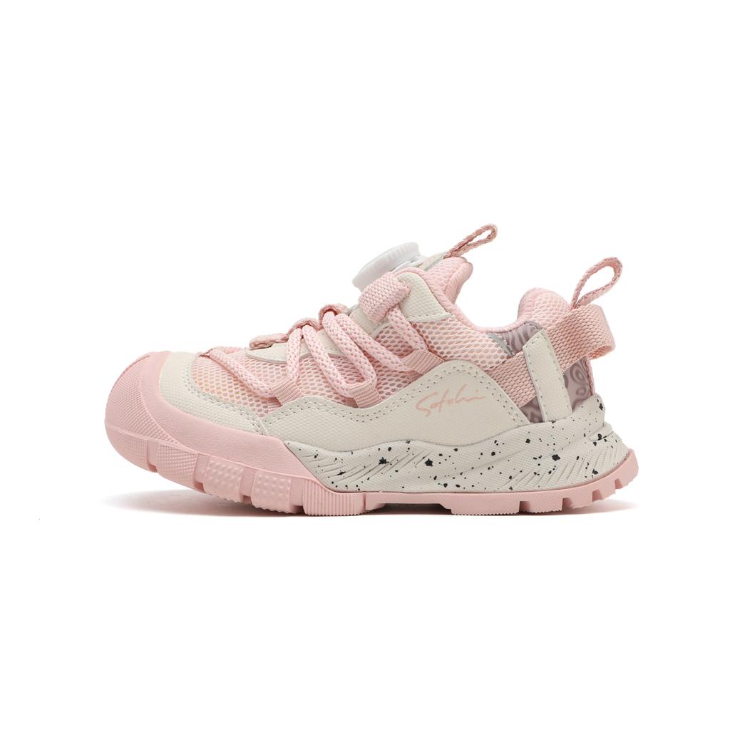Comfortable, breathable, anti-kick knob buckle sports shoes for boys and girls