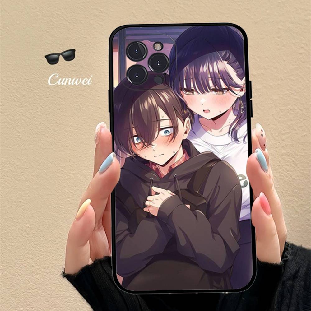 Popular Anime The Dangers In My Heart Phone Case For IPhone 17 16 15 14 13 12 11 Pro Max Plus Mini Silicone Black Cover