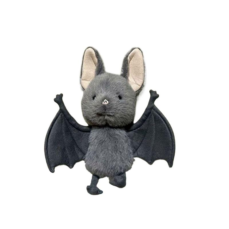 Adorable Humorous Bat Pig Doll Plush Toy Bed Dormitory Collection Limited Edition Stuffed Animal Gentle Cuddly Toy Designed For Children Plus Adults