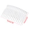 Plastic Clear Hair Clip Comb Women Bridal Wedding Fancy Hair Style DIY Veil
