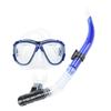 Large vision mask, adult tempered glass diving goggles set.