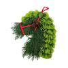 Horse Wreath with Pinecones, Rustic Christmas Animal Front Door Hanging Decor