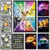 Japanese Anime Pokemon Canvas Painting Pikachu Bulbasaur Charizard Poster Print Mural Picture Wall Art Home Decor Gifts Cuadros
