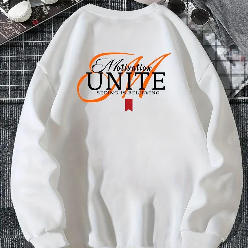 

Crew Neck Sweatshirt, Ideal for Spring Autumn Outings XXL чорний