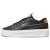Smash Platform V3 Classic And Versatile Low Top Skateboard Shoes Women's Black Gold 392504-01