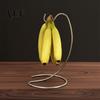 Fruit Hook Holder Banana Hanger, Stainless Steel with Stand, Keep Kitchen Countertop Organizer Bananas Free Longer, Space-Saving Rack for Space-saving