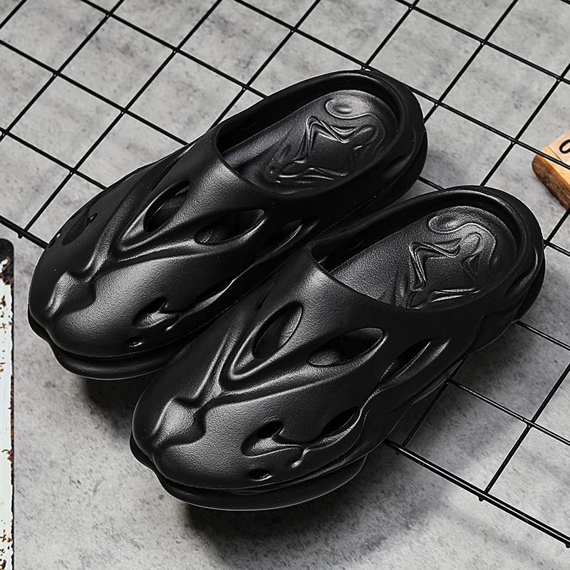 

Мода Новые Женские Мужские Клоги Лето Женские Толстая Подошва Домашние Шлепанцы Мягкий ЭВА Сухие Клинья Платформа Садовая Обувь Пляжные Сандалии 36-37 чёрный