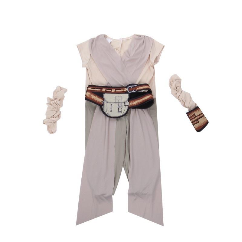 Klasický kostým Rey pro dívky ze Star Wars Síla se probouzí Pro Halloween a Cosplay Akce