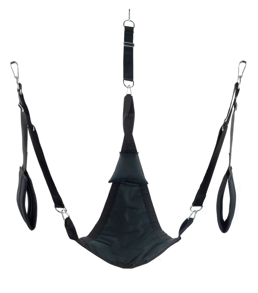 Sling en tissu Triangle - Set complet Noir - Mr Sling - Playroom Donjon