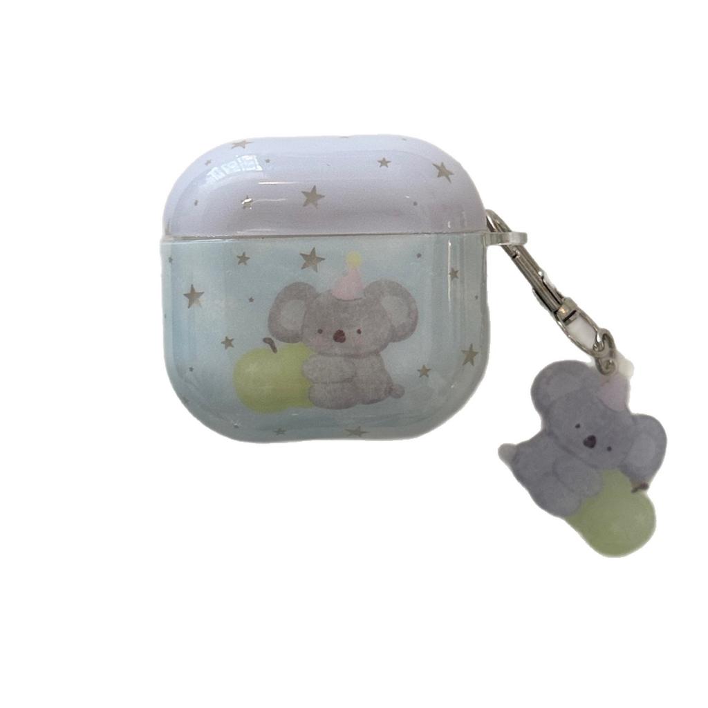 Cute Star Apple Koala Suitable for AirPods1/1 Protective Case Apple 1/1 Generation Wireless Bluetooth Headset Case 1