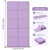 Mute Folding Yoga Mat Foldable Exercise Mat New Travel Fitness Mat  For Floor Workouts Dance