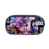 2025 Demon Hunters Cartoon Student Polyester Pencil Bag Secondary Element Stationery Box Fabric Pencil Case Hot
