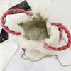 2025 New Plush Bag Women's Large-capacity Cherry Oblique Span Bag Fashionable Versatile Shoulder Bag Handbag
