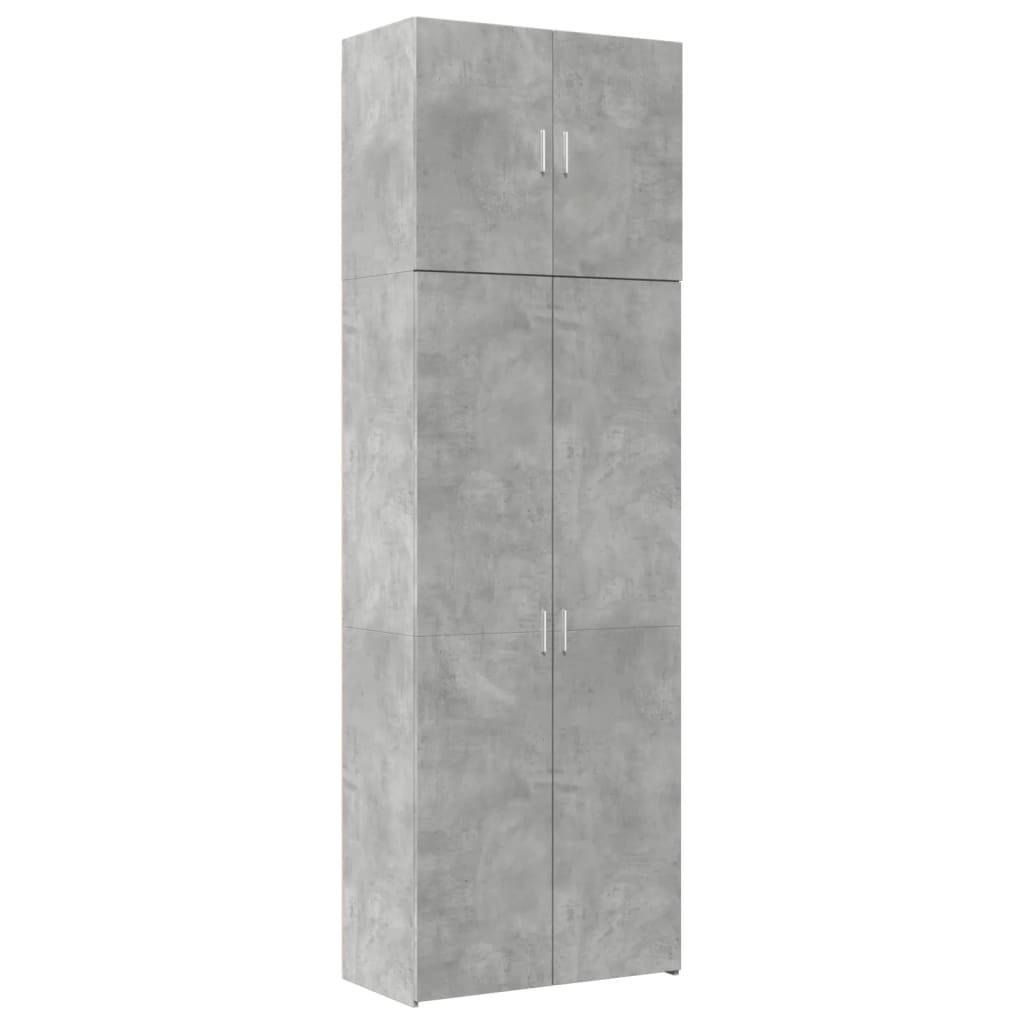 Highboard Concrete Grey 80 x 42.5 x 249 cm Particleboard