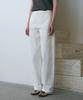 Siyajyu Sipt7204 Light Cotton Curved Pants_Ivory