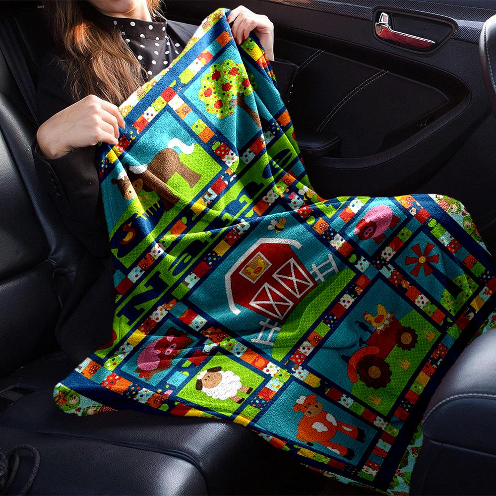 Custom Name Cute Cars Theme Printed Blanket - Perfect for Couch, Bed, Travel & Outdoor Use | Machine Washable, Cozy & Durable.
