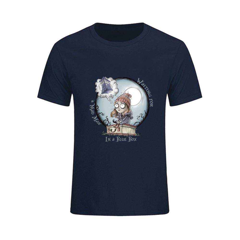 Homme Short Sleeve Tee Shirts The Girl Who Waited Dr Who Men S