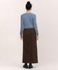 Musinsa Standard Woman 11W Corduroy Maxi Skirt [Brown]