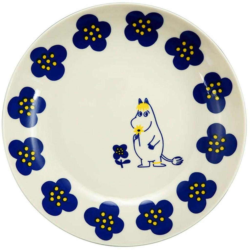 Yamaka Shoten MUMMIN Pasta tallerken Curry tallerken Par servise tallerken 21cm Little My Father Mummi servise Skandinaviske varer Present Laget i Japan