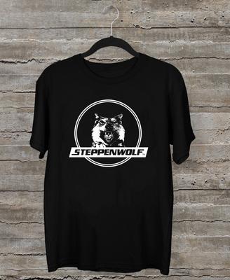 NEW Steppenwolf Band Logo Classic Black T Shirt All Size S-5Xl FF263 Unisex T-Shirt