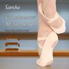 Sapatos de Dança de Salão Sansha S107 de Tecido Elástico em Duas Peças
