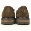 Vintage Made In Italy GAP Suede Leather U-Tip Shoes Dark Brown Size 7.5D 25.0-25.5 Men's(USED)