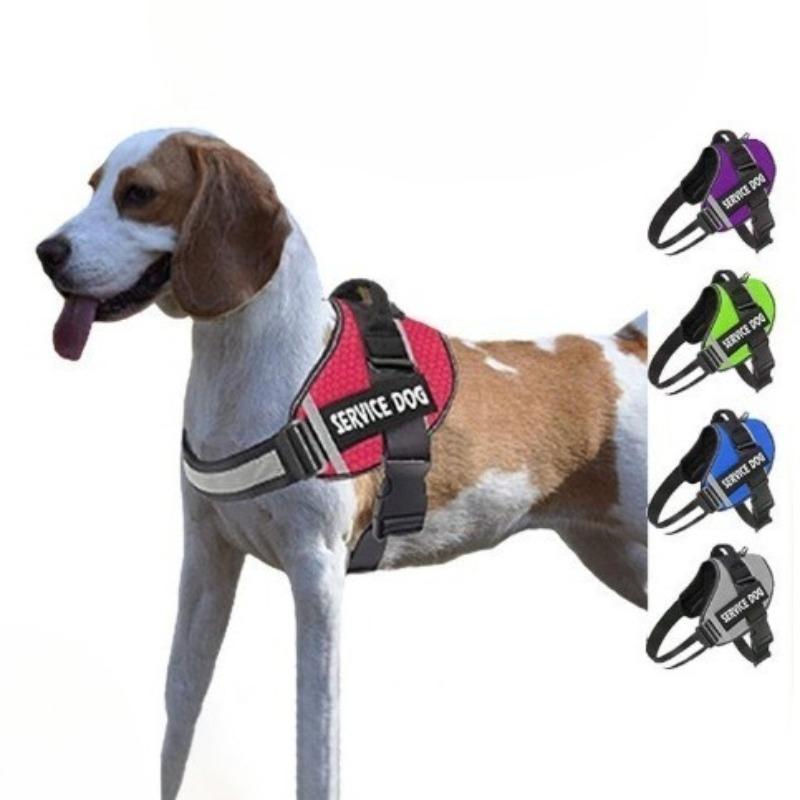 The Dog Pet Leash Is Reflective and Explosion-proof, with A Chest and Back Strap To Prevent The Dog From Breaking Free From The Leash