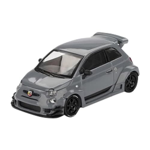 MINI GT 1/64 Scale Abarth 595 LB-WORKS X Abarth Works Gray (Left-Hand Drive) Finished Model MGT00995-L